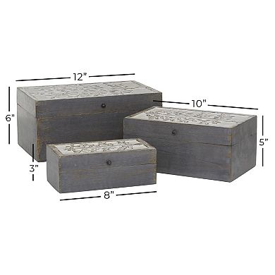 Stella & Eve Country Cottage Storage Box 3-piece Set