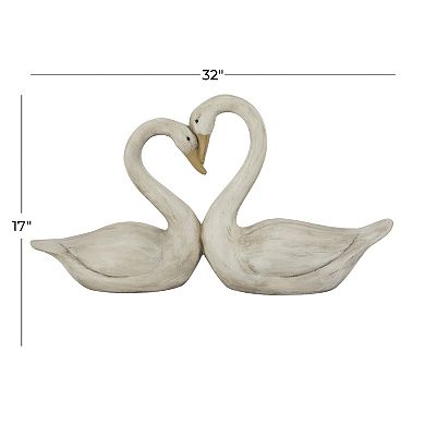 Stella & Eve Swan Sculpture Floor Decor