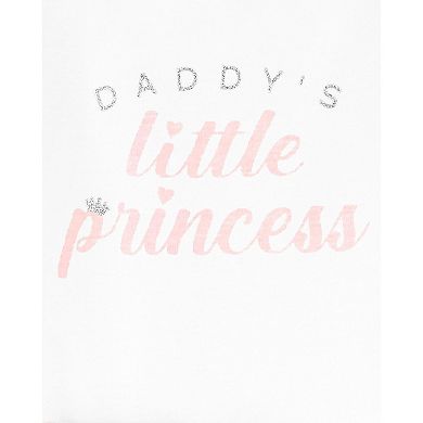 Baby Girl Carter's Daddy's Princess Bodysuit & Tutu Pant Set