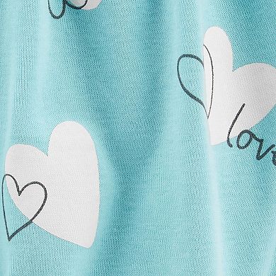 Baby Girl Carter's Heart "Love" Snap-Up Romper