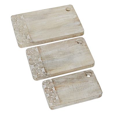 Stella & Eve Wood Cutting Board 3-piece set