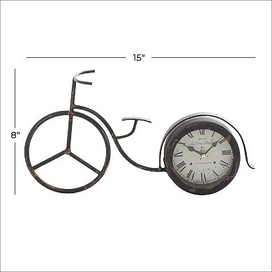 Stella & Eve Bicycle Iron Clock
