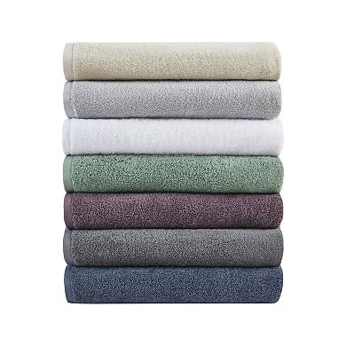 Clean Spaces Loft Cotton Solid 6 Piece Antimicrobial Towel Set