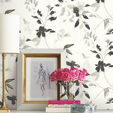 RoomMates Linden Flower Peel & Stick Wallpaper