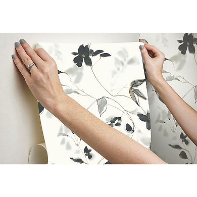 RoomMates Linden Flower Peel & Stick Wallpaper