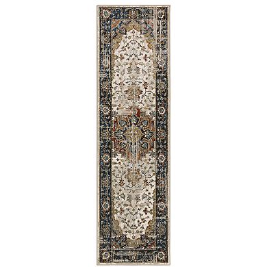 StyleHaven Valor Traditional Medallion Area Rug
