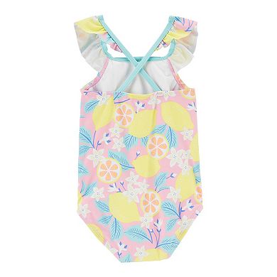 Toddler Girl Carter's Tangerine 1-Piece Swimsuit
