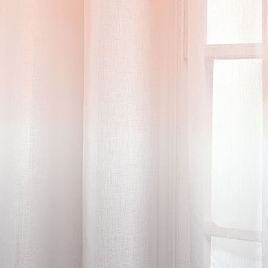 Lush Decor Umbre Fiesta Sheer Window Curtain Set