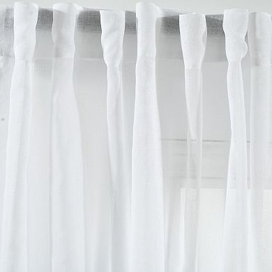 Lush Decor Zuri Flora Sheer Window Curtain Set