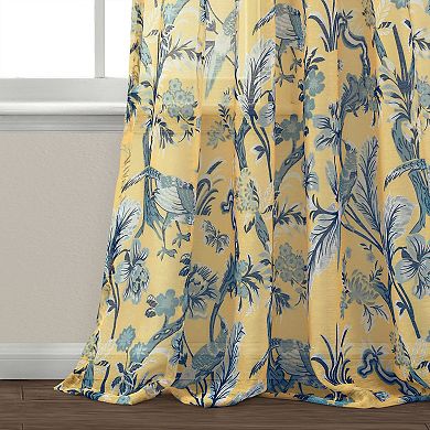 Lush Decor Dolores Sheer Window Curtain Set