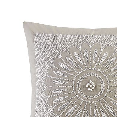 INK+IVY Sofia Embroidered Throw Pillow