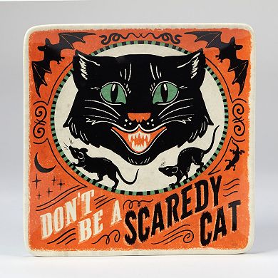Certified International Scaredy Cat 4-pc. Dessert Plate Set