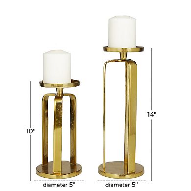 CosmoLiving by Cosmopolitan Candle Holder 2-piece Set
