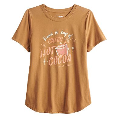 Women's Sonoma Goods For Life® Short Sleeve Holiday Graphic Tee