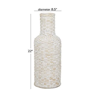 Stella & Eve Bohemian White Iron Vase