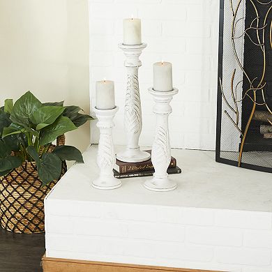Stella & Eve Vintage Inspired Candle Holder Floor Decor 3-piece Set