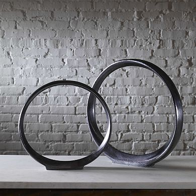 Uttermost Contemporary Circle Table Decor 2-piece Set
