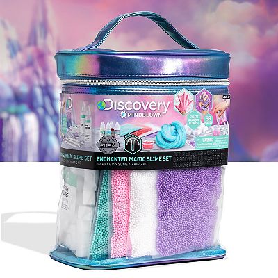Discovery Mindblown 39-Piece Toy DIY Ultimate Slime Kit with Enchanted Case STEM Learning Set