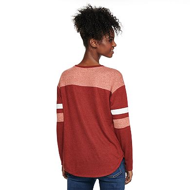 Juniors' SO® Cozy Crew Tee