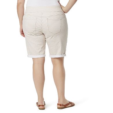 Plus Size Gloria Vanderbilt Amanda Pull-On Bermuda Shorts