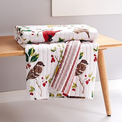 Levtex Home Thatch Home Joybirds Quilted Throw Blanket