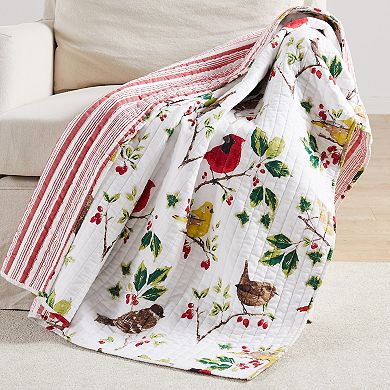 Levtex Home Thatch Home Joybirds Quilted Throw Blanket