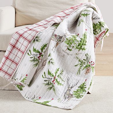 Levtex Home Villa Lugano Sleigh Bells Quilted Throw Blanket