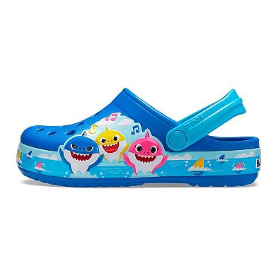 Crocs Fun Lab Baby Shark Band Toddler Boys' Clogs