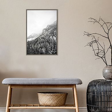 Amanti Art Suganth (Mountain) Framed Canvas Print