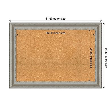 Amanti Art Parlor Framed Cork Board Wall Decor