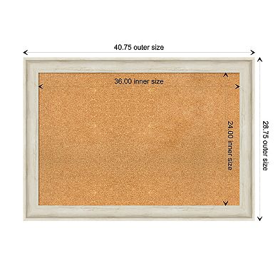 Amanti Art Regal Cream Framed Cork Board Wall Decor