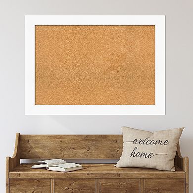 Amanti Art White Framed Cork Board Wall Decor