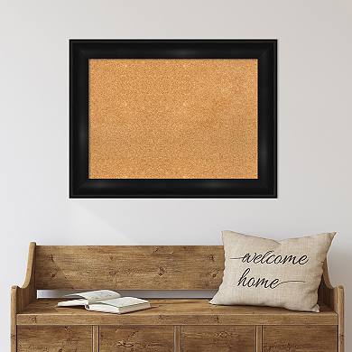 Amanti Art Grand Black Framed Cork Board Wall Decor