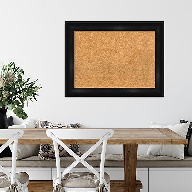 Amanti Art Grand Black Framed Cork Board Wall Decor