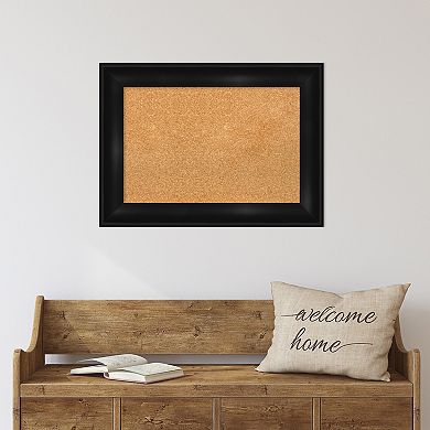 Amanti Art Grand Black Framed Cork Board Wall Decor