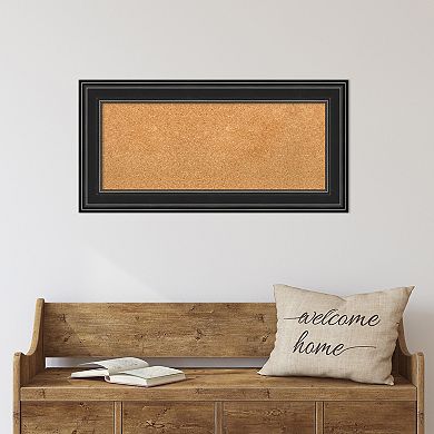 Amanti Art Ridge Black Framed Cork Board Wall Decor