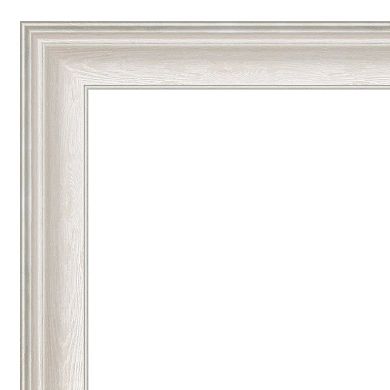 Amanti Art Silver Finish Trio White Wash Framed Cork Board Wall Decor