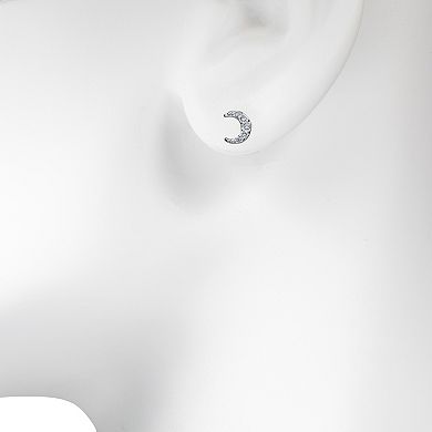 LC Lauren Conrad 5-pack Silver-Tone Celestial Earring Set