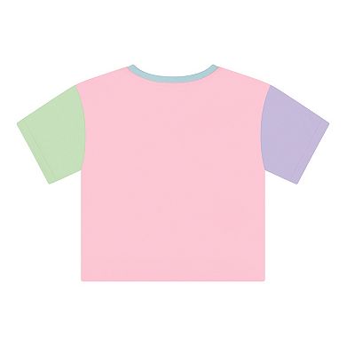 Girls 7-16 Champion Floral Bouquet Colorblock Tee