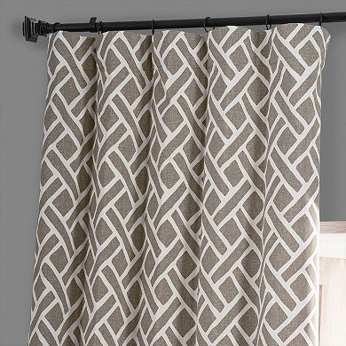 EFF Martinique Printed Blackout Curtain Panel