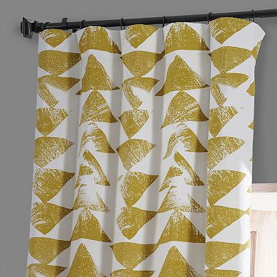 EFF Triad Printed Blackout Curtain Panel