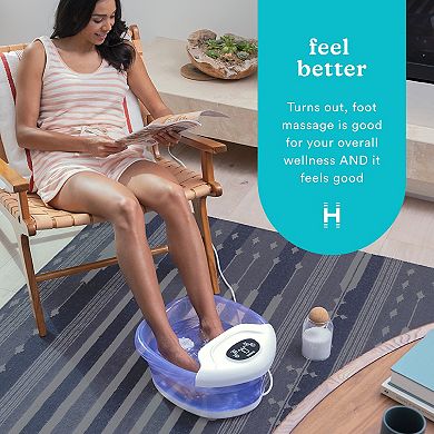 HoMedics Salt-N-Soak Footbath with Heat Boost