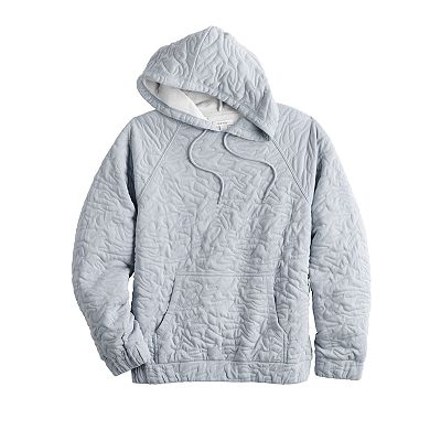 Women's Nine West Long Sleeve Quilted Hoodie