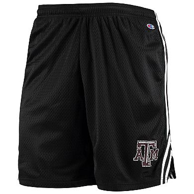 Men's Champion Black Texas A&M Aggies Team Lacrosse Shorts