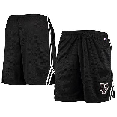 Men's Champion Black Texas A&M Aggies Team Lacrosse Shorts