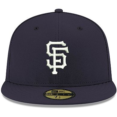 Men's New Era Navy San Francisco Giants White Logo 59FIFTY Fitted Hat