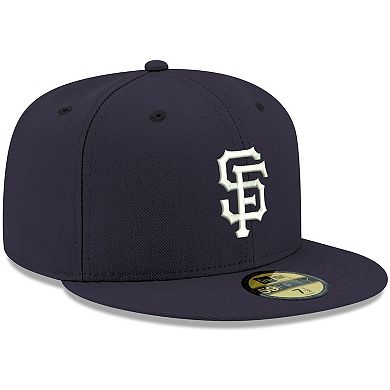 Men's New Era Navy San Francisco Giants White Logo 59FIFTY Fitted Hat