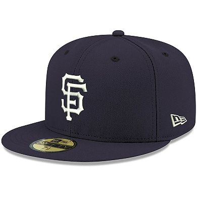 Men's New Era Navy San Francisco Giants White Logo 59FIFTY Fitted Hat