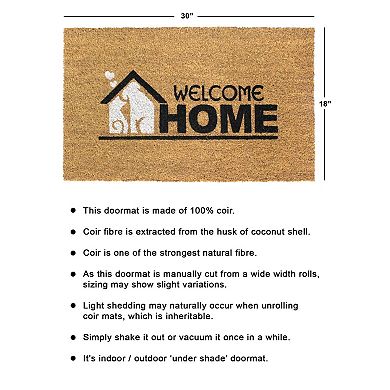 RugSmith Welcome Home Doormat - 18'' x 30''
