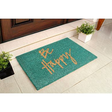 RugSmith Be Happy Doormat - 18'' x 30''